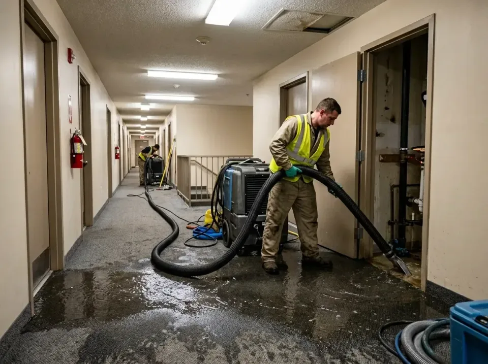 multi-unit-apartment-hallway-f-005 — frequently asked questions, Emergency Burst Pipe Water Extraction & Removal in Flora, MS